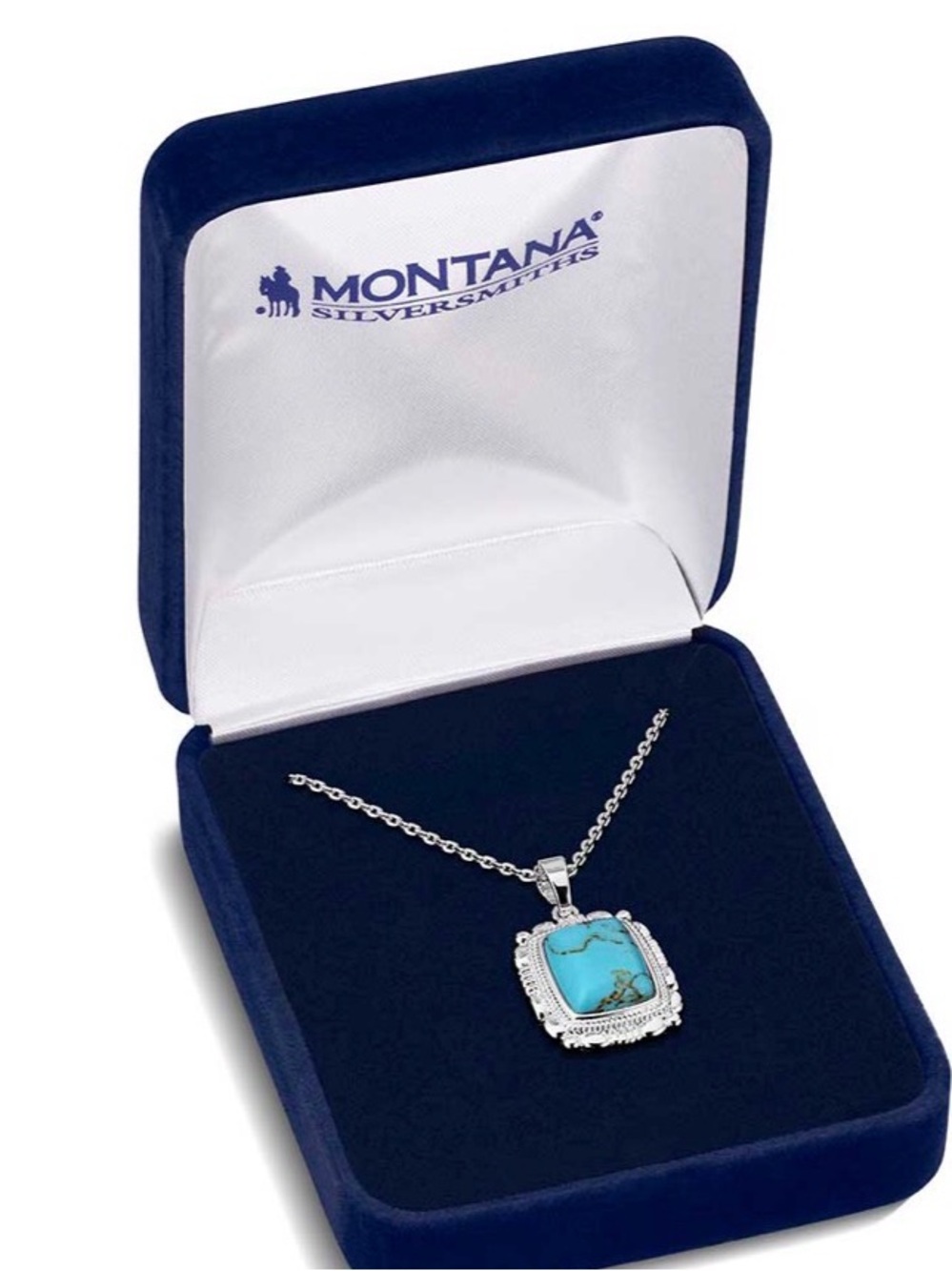 Montana Silversmith’s Turquoise Peace Necklace - Picture 3 of 9